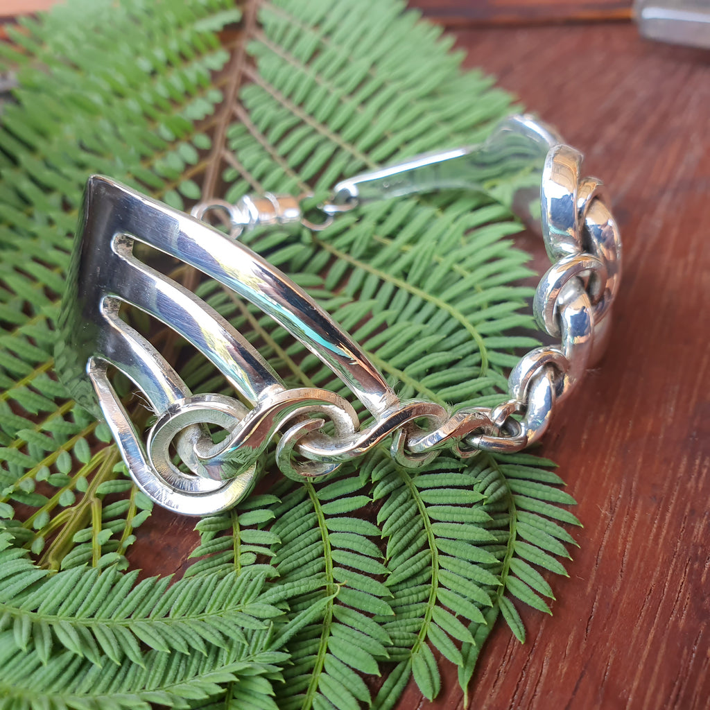 Antique Double Fork Bracelet 18.5cm