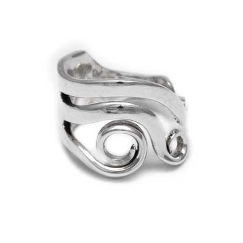 Handmade in Eumundi recycled silver fork ring