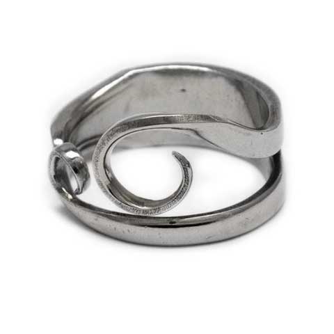 Recycled silver fork ring handmade Noosa