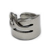 Handmade in Eumundi recycled silver fork iring