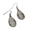 Handmade in Eumundi recycled silver spoon earrings