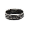 Handmade in Noosa recycled silver mark coin ring