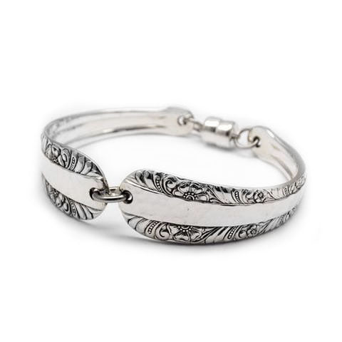 Antique Recycled Spoon Handle Bracelet 18cm