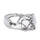 Silver fork bracelt
