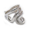 Recycled silver fork ring made in Eumundi