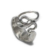 Recycled silver fork ring handmade Noosa