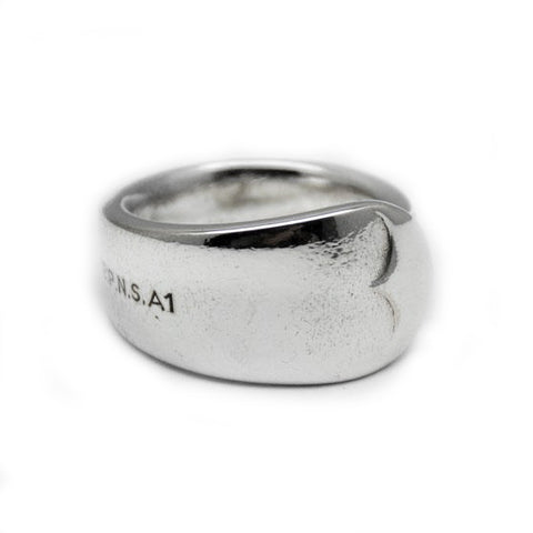 Handmade Noosa Silver spoon ring