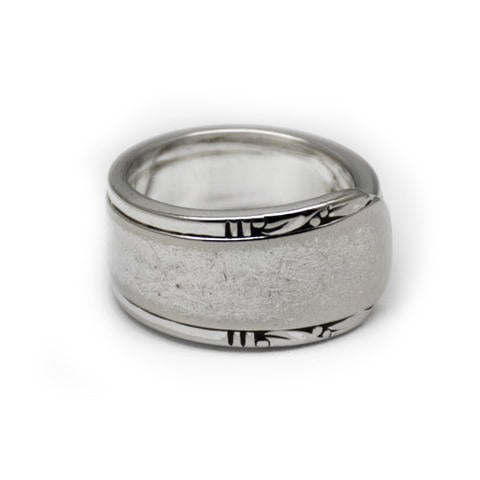 handmade recycled silver spoon ring