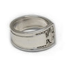Noosa handmade recycled silver spoon ring