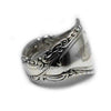 Handmade in Noosa recycled silver spoon ring