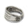 Handmade Eumundi recycled silver spoon ring