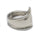 Recycled silver spoon ring made in Eumundi