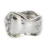 Antique Spoon Ring Floral Band